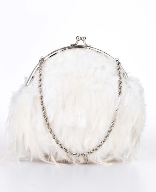 Ann Taylor Feathered Bag - $142.09 CAD